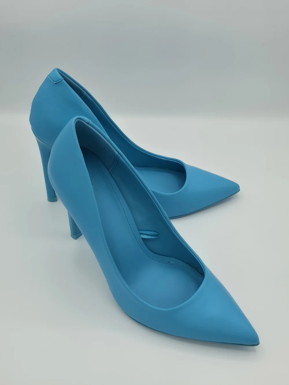 Express Turquoise Pointed Toe Stiletto Pumps